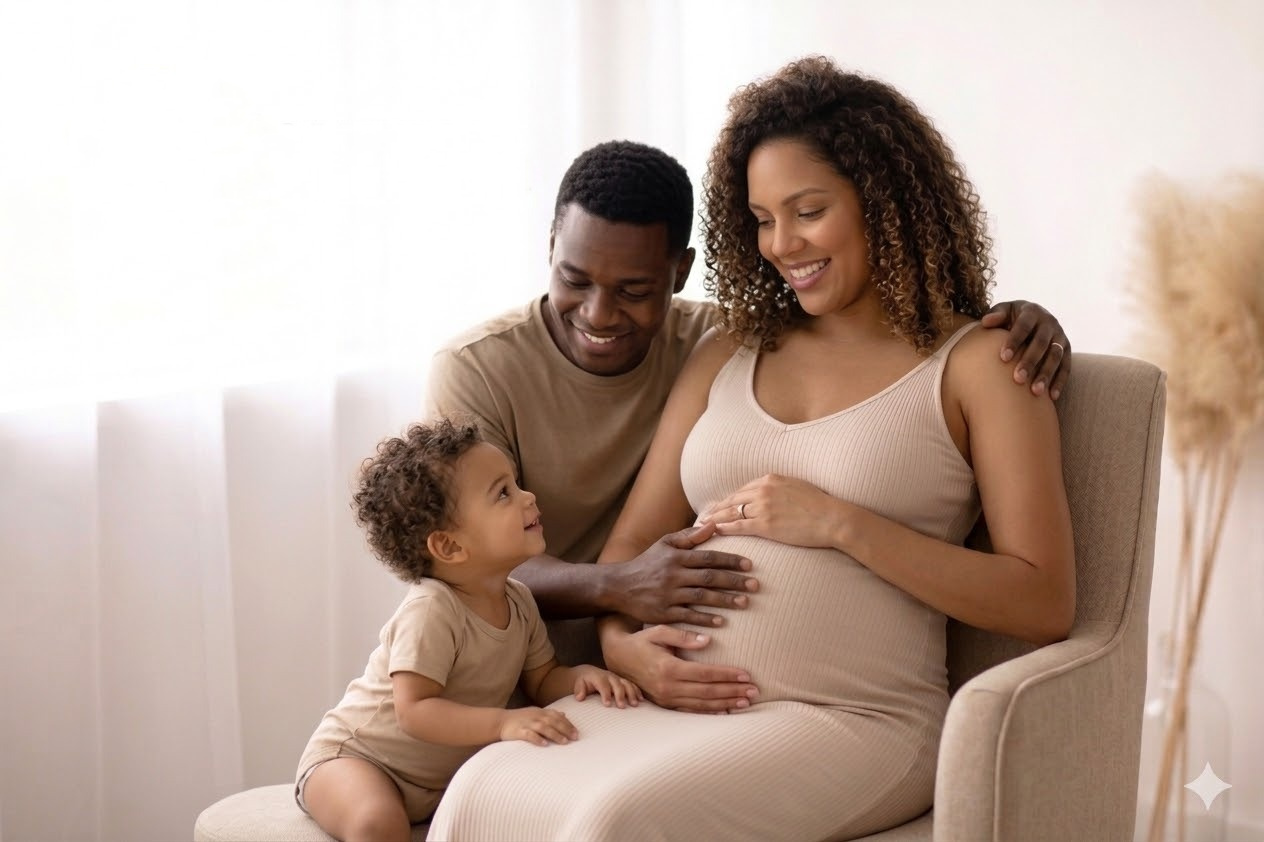 Família esperando bebê